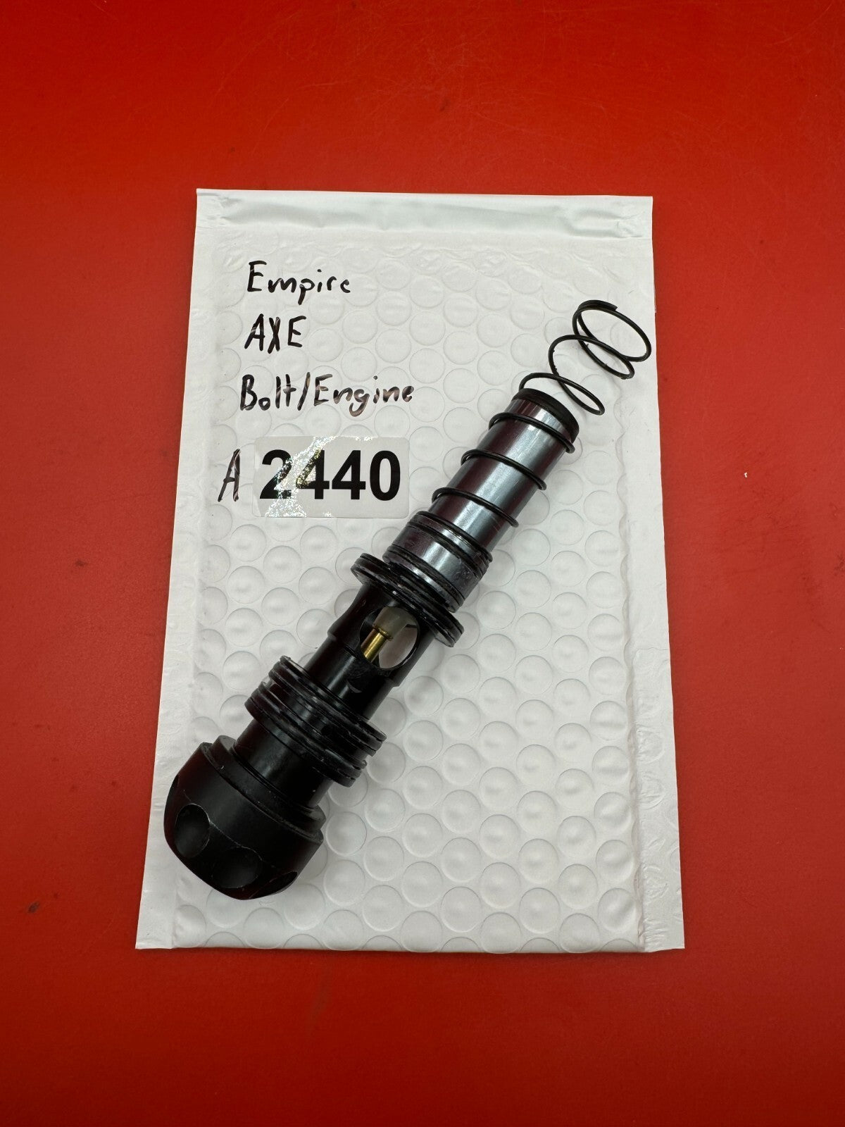 Empire AXE Bolt/Engine - used paintball bolt engine assembly - black