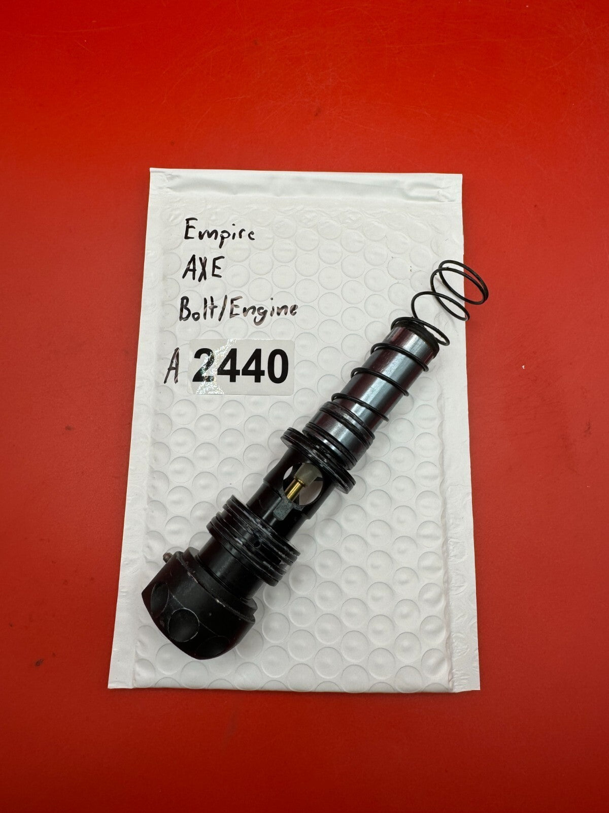 Empire AXE Bolt/Engine - used paintball bolt engine assembly - black