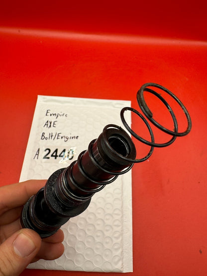 Empire AXE Bolt/Engine - used paintball bolt engine assembly - black