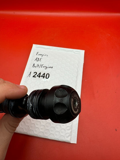 Empire AXE Bolt/Engine - used paintball bolt engine assembly - black