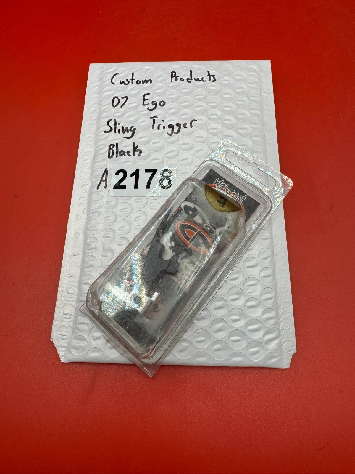Custom products 07 Ego Sling Trigger-Black - used paintball trigger - black/silver