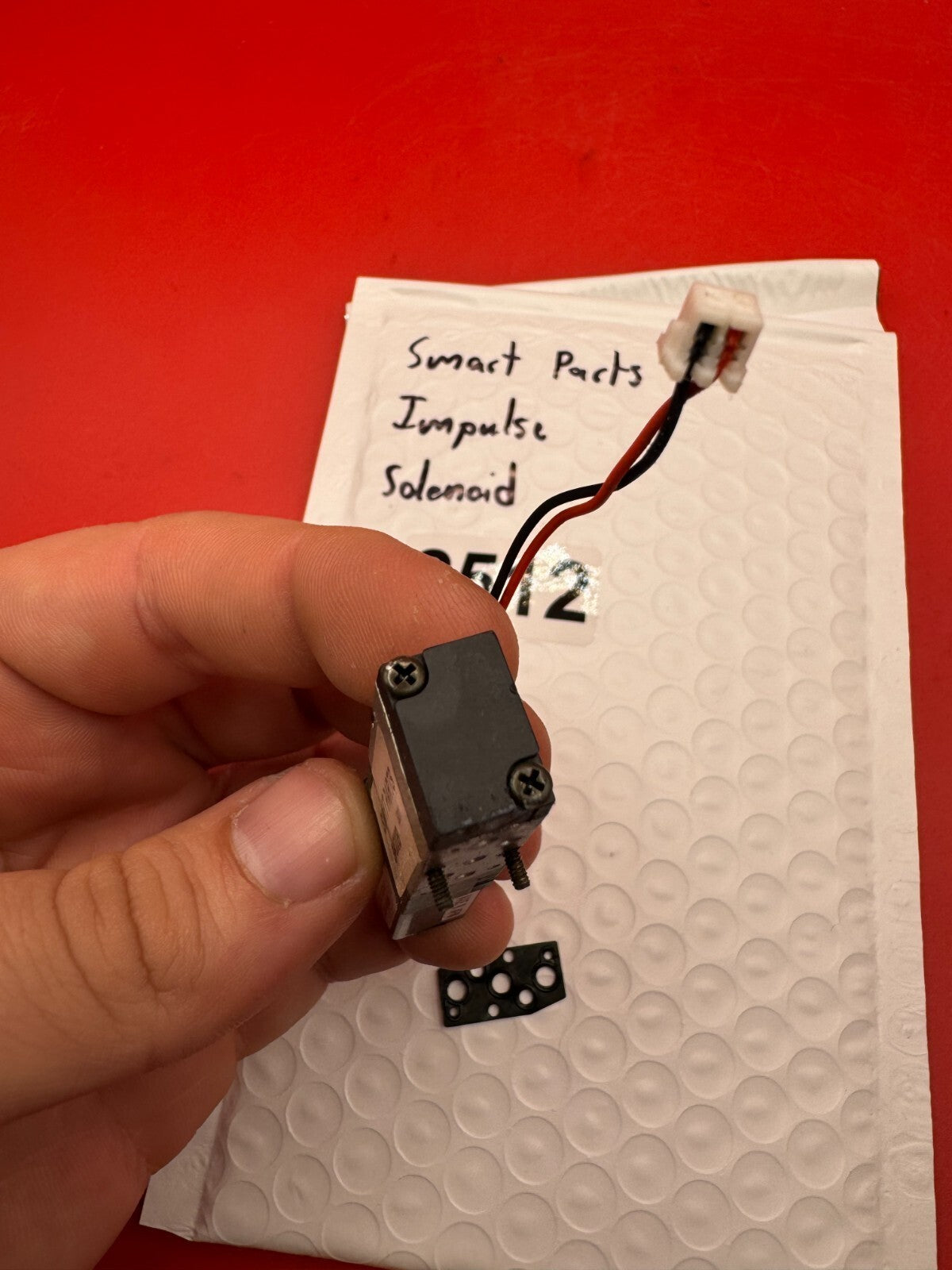Smart Parts Impulse Solenoid - used paintball solenoid - black/silver