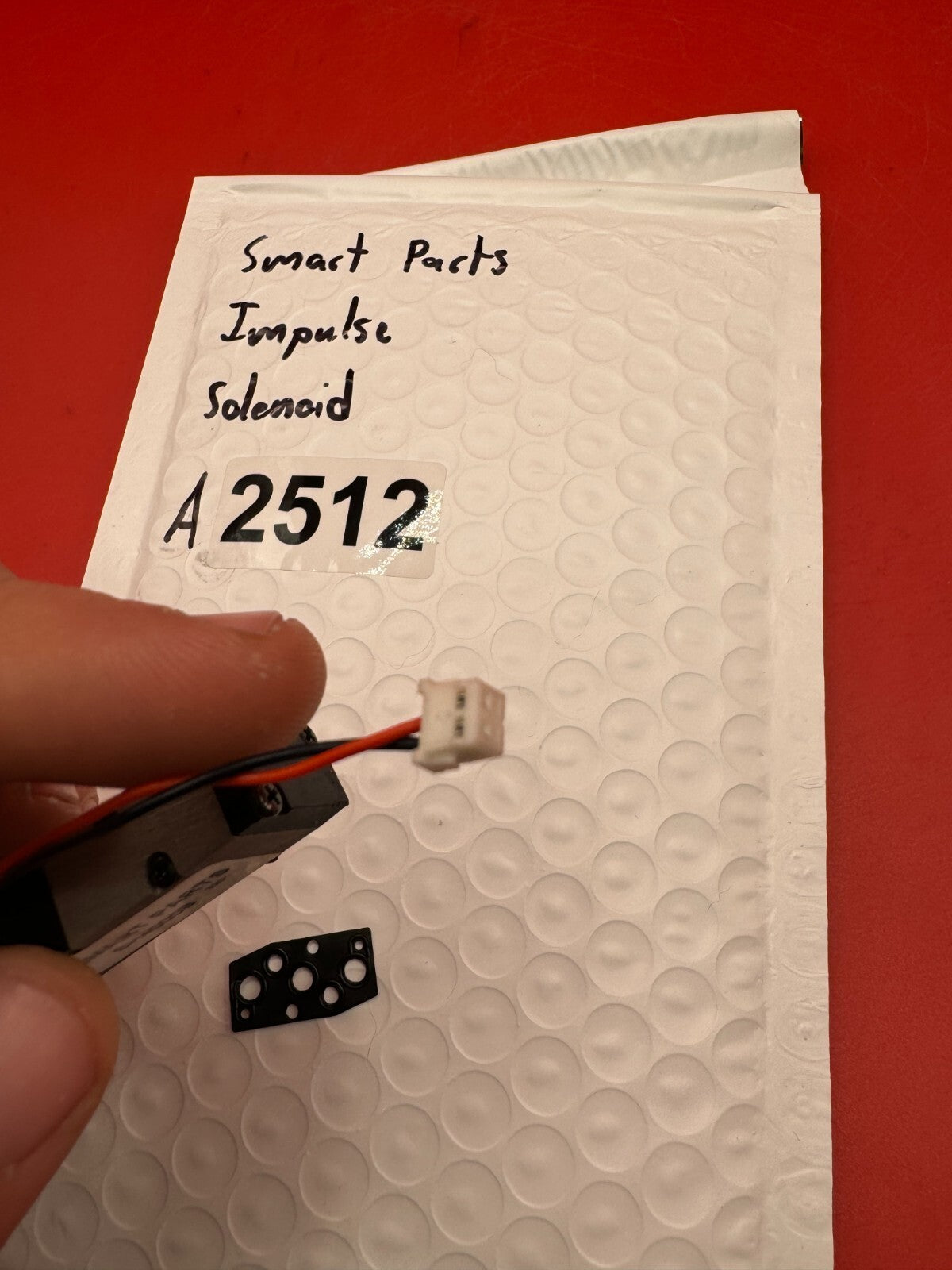 Smart Parts Impulse Solenoid - used paintball solenoid - black/silver