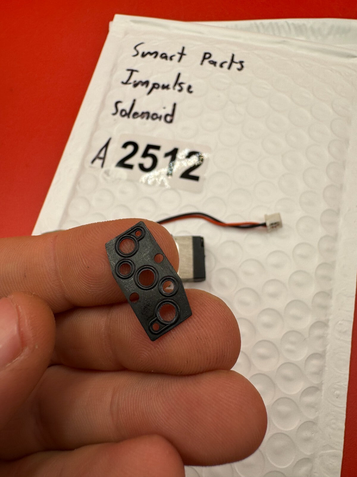 Smart Parts Impulse Solenoid - used paintball solenoid - black/silver