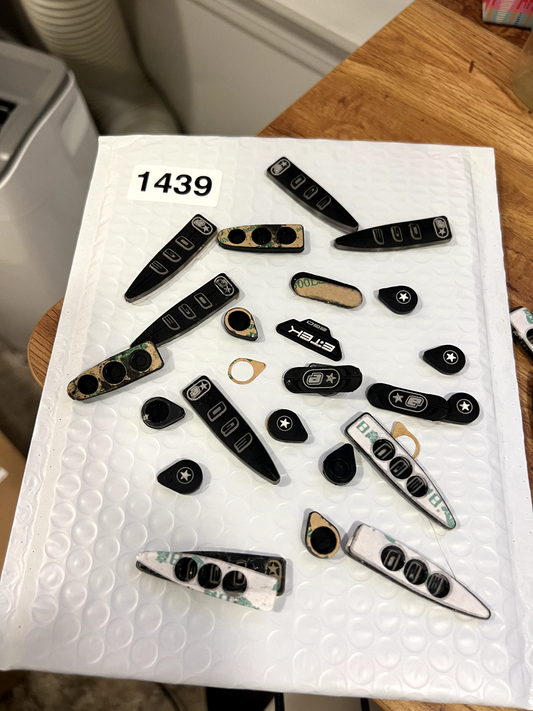 Lot of Etek Rubber Jewels #3 - Replacement Parts Planet Eclipse