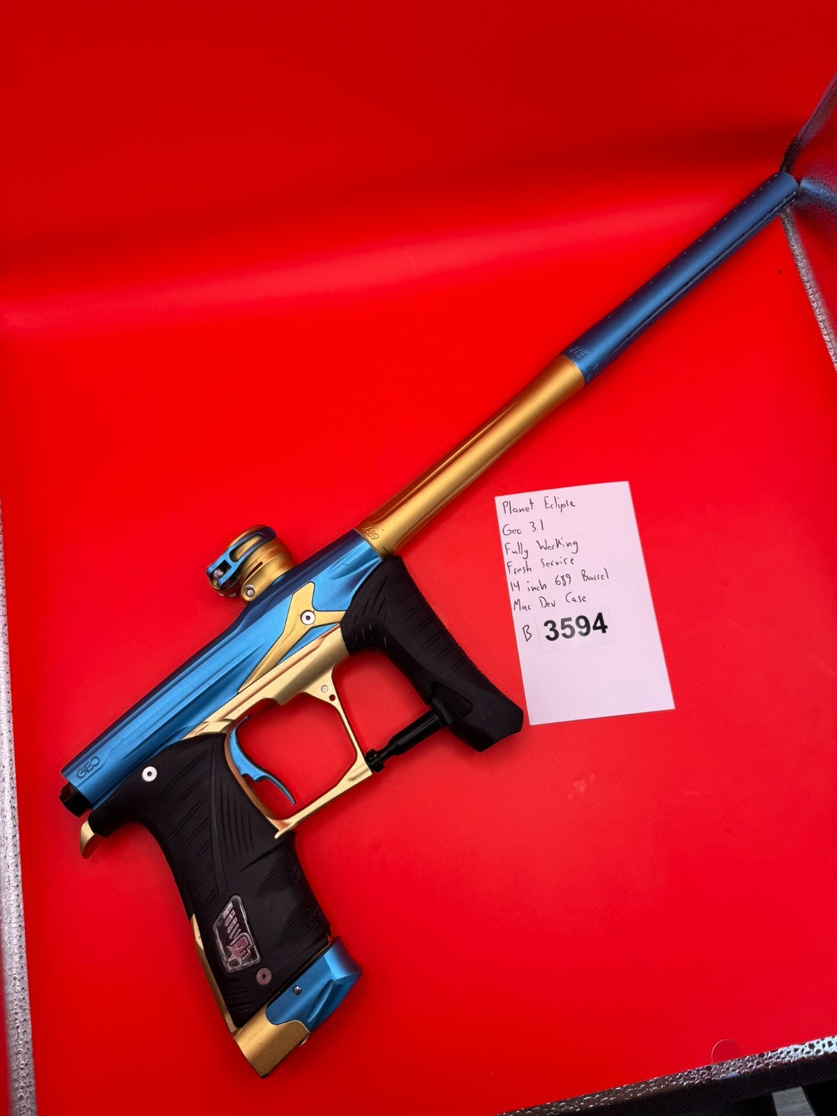 Planet Eclipse Geo 3.1  - Paintball Marker Fully Working