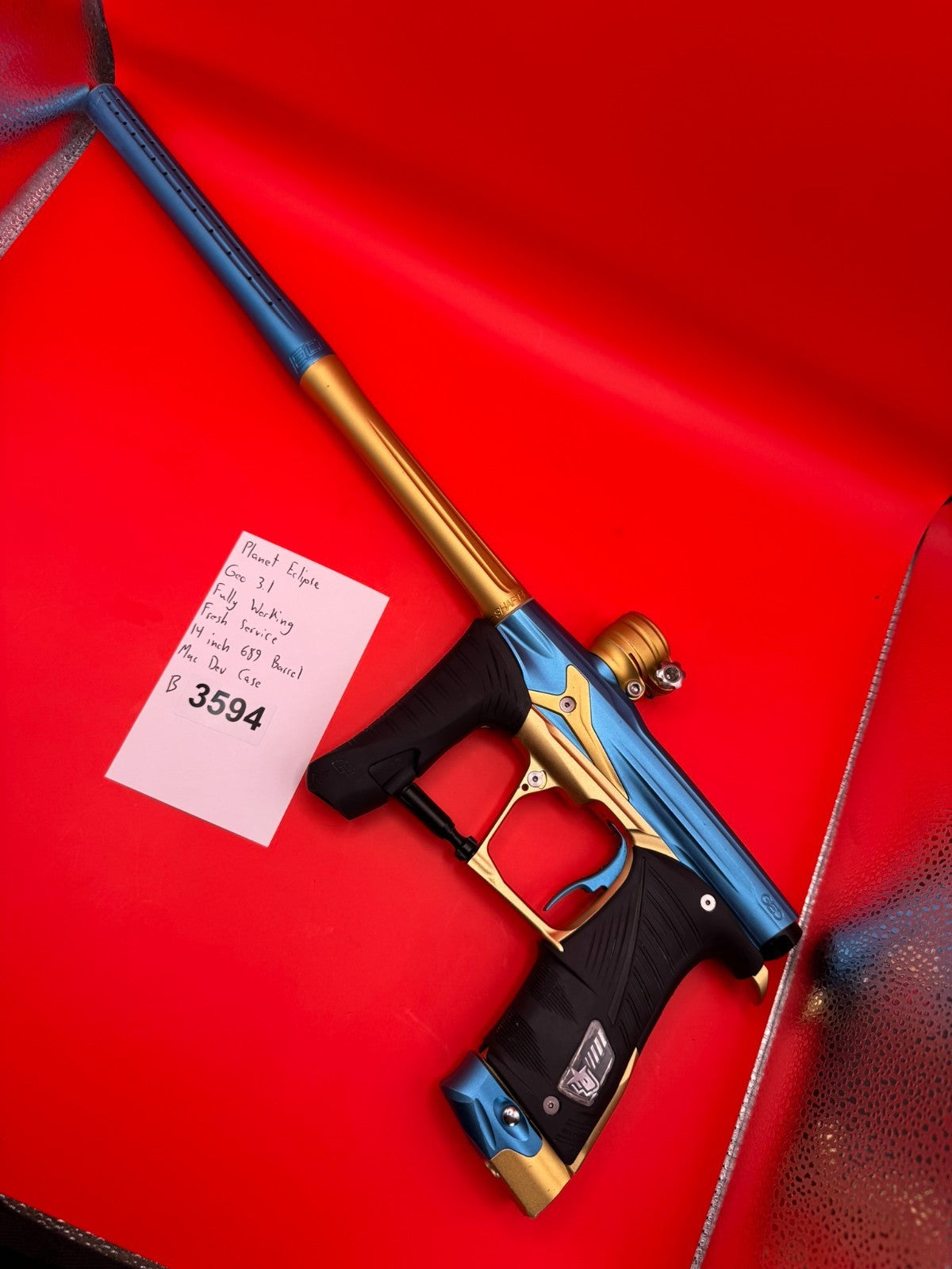 Planet Eclipse Geo 3.1  - Paintball Marker Fully Working