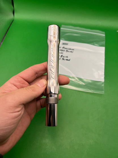 Dye Boomstick Stainless Paintball Barrel Back 688 Bore Angel Thread Silver
