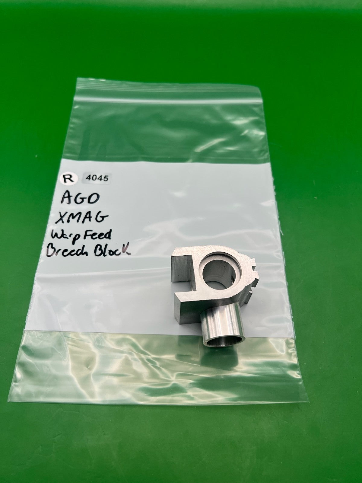 AGD XMAG Warp Feed Breech Block Silver