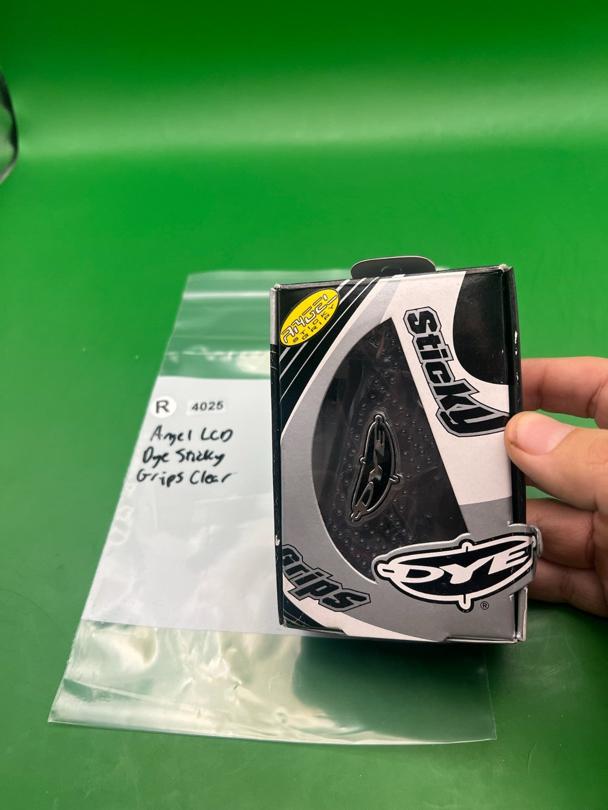Angel LCD Dye Sticky Grips Clear Black