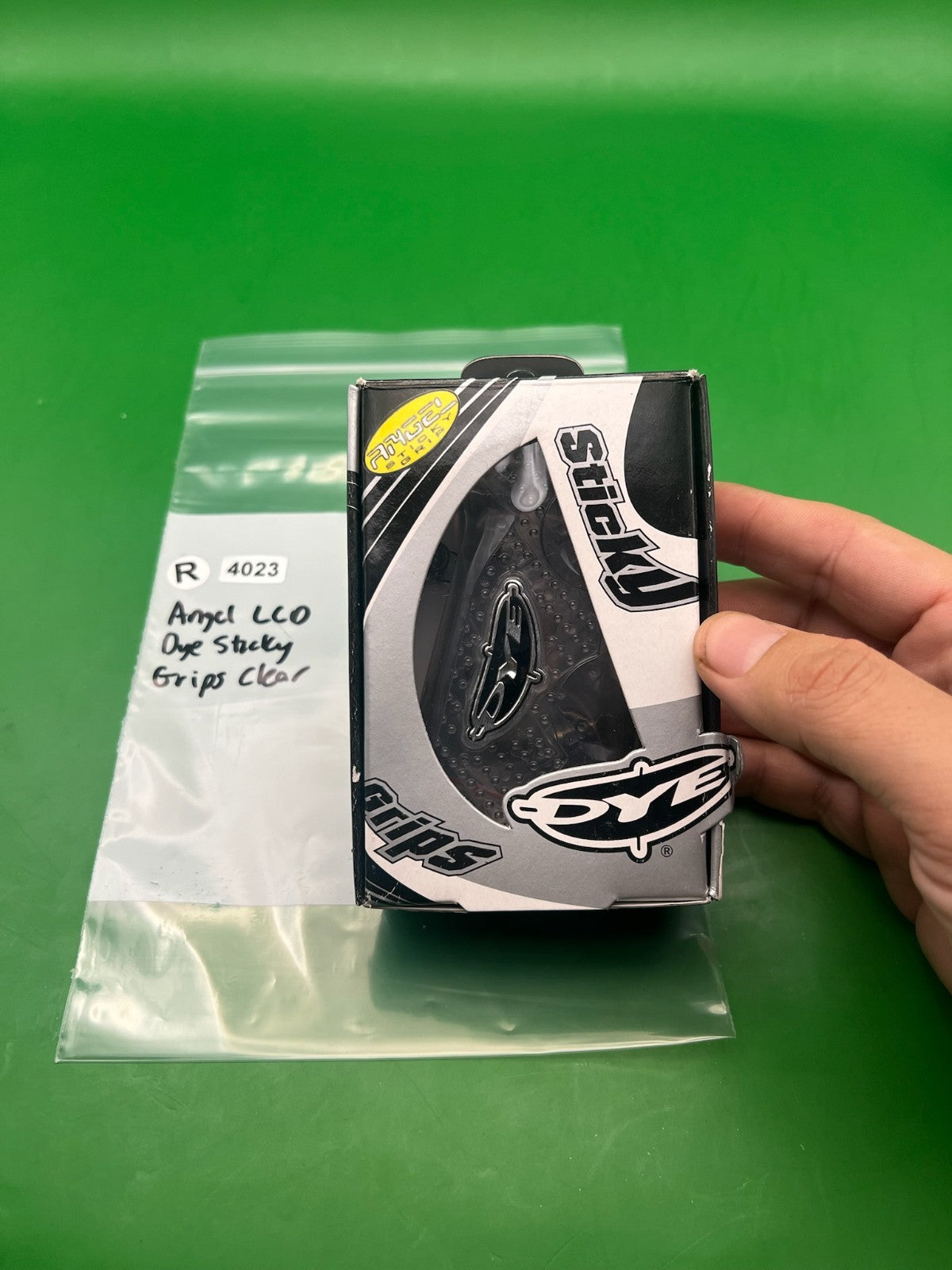 Angel LCD Dye Sticky Grips Clear Black