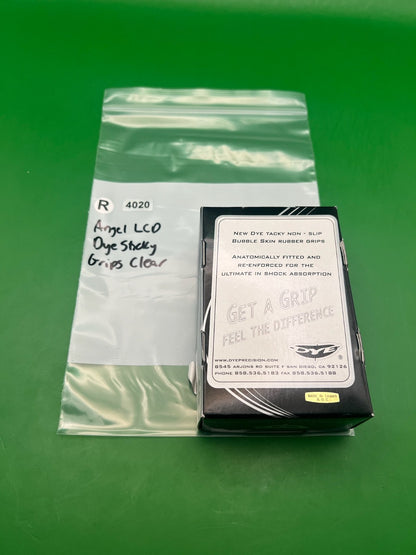 Angel LCD Dye Sticky Grips Clear Black
