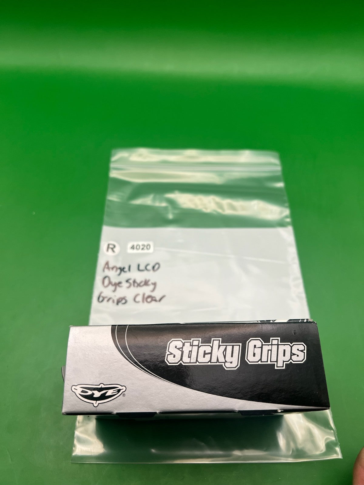 Angel LCD Dye Sticky Grips Clear Black