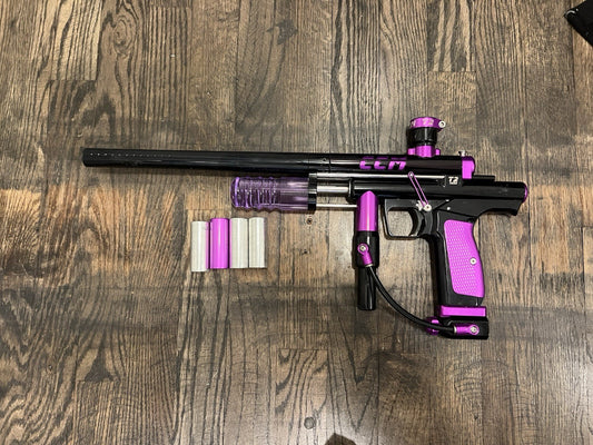 Rare CCM T2 Pump Paintball Marker with CCM Barrel Kit - Purple