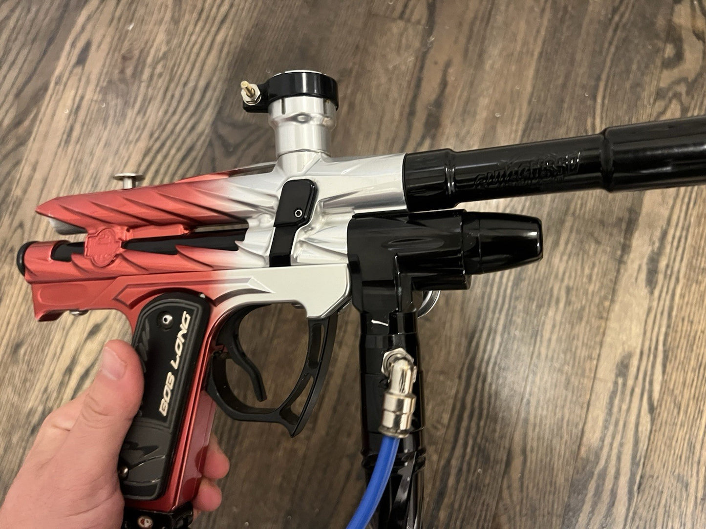 Mint Bob Long Ripper Intimidator Paintball Marker With Lucky Board Freak Bored