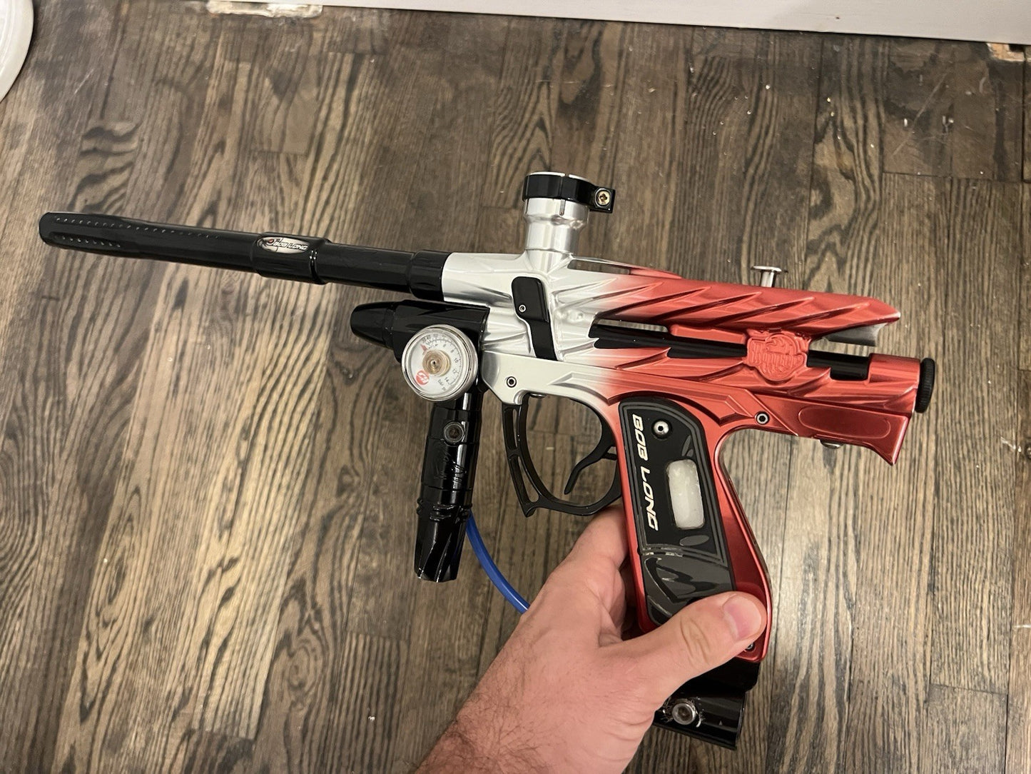 Mint Bob Long Ripper Intimidator Paintball Marker With Lucky Board Freak Bored