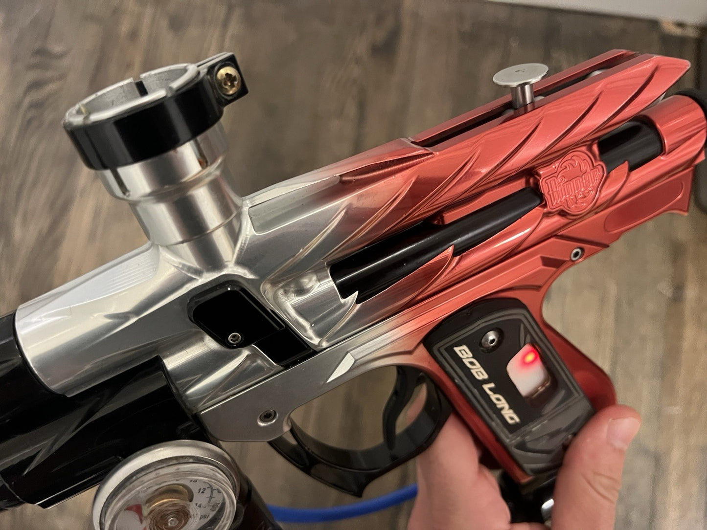 Mint Bob Long Ripper Intimidator Paintball Marker With Lucky Board Freak Bored