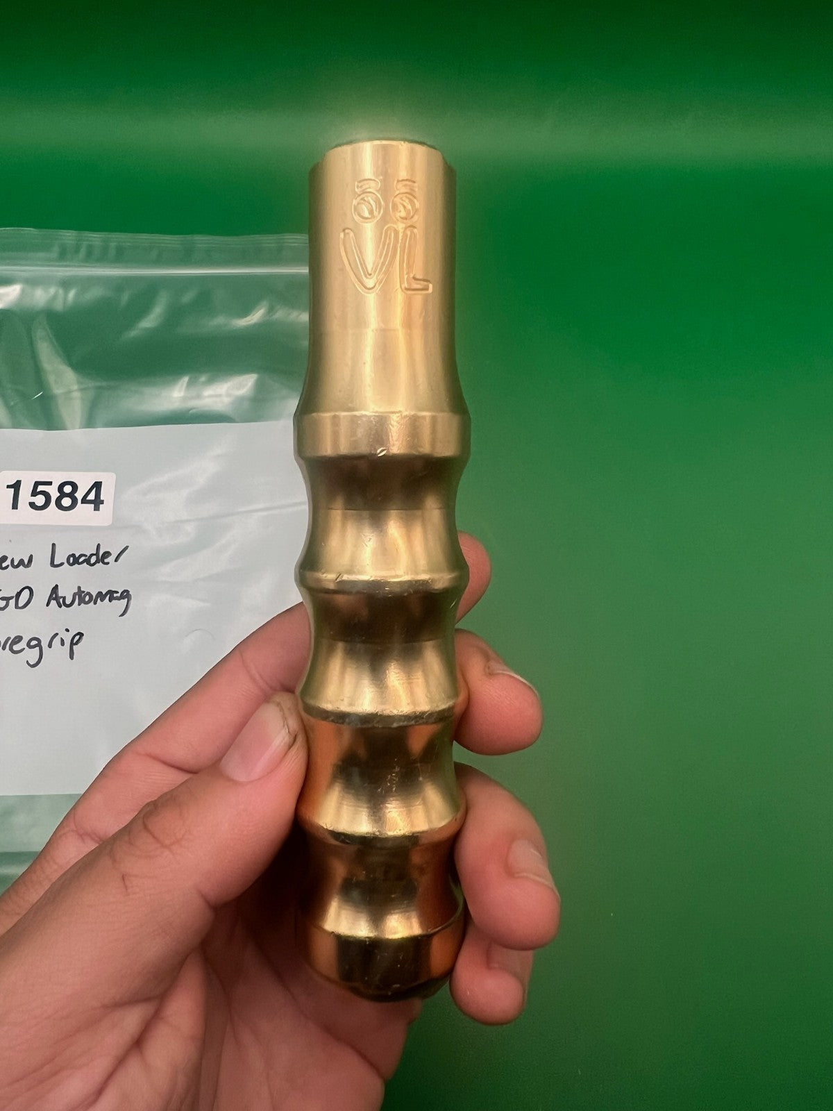 View Loader AGD Automag Paintball Foregrip Golden