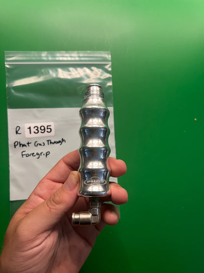 Phat Gas Through Paintball Marker Front Grip Silver