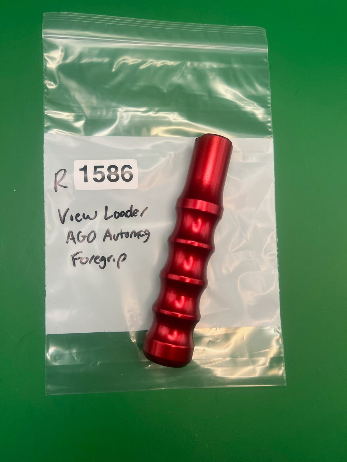 View Loader AGD Automag Paintball Marker Front Grip Red