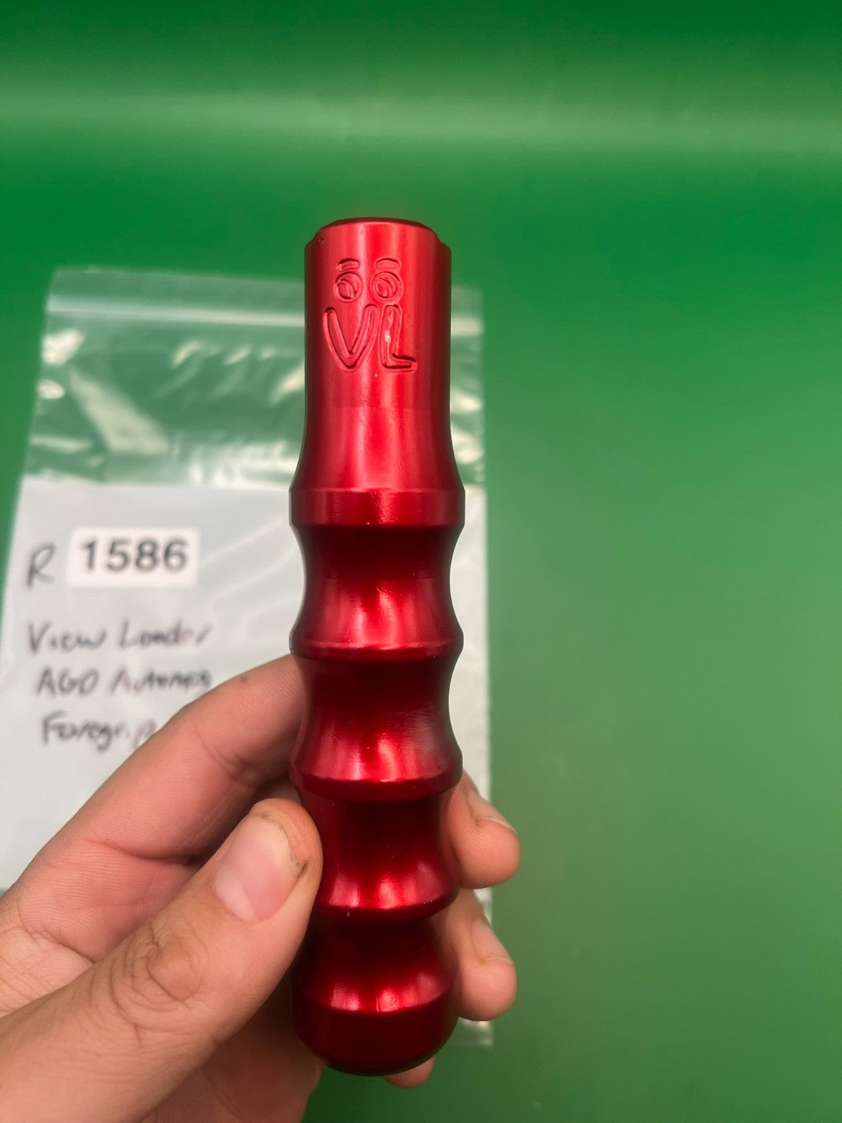 View Loader AGD Automag Paintball Marker Front Grip Red