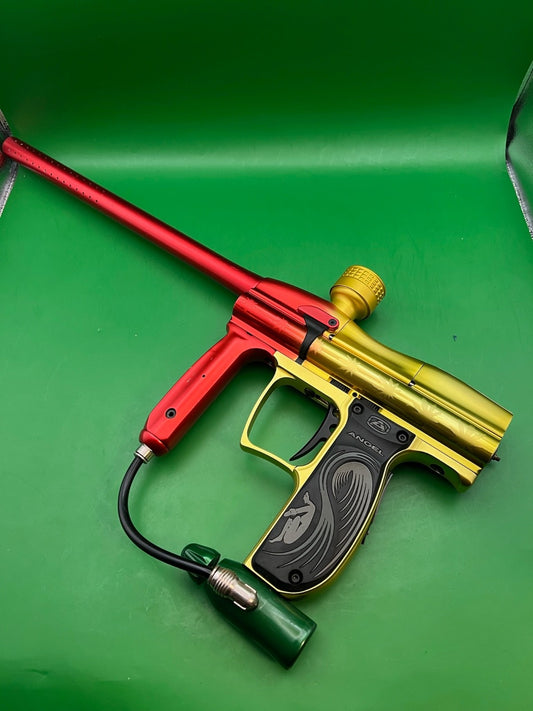 Rare Rasta WDP Angel 05 Speed Paintball Marker - Fully Tuned ~ Video Inside ~