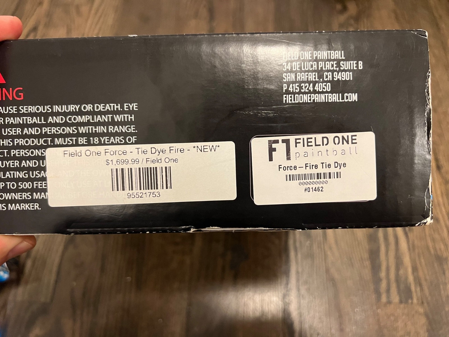 Tie Dye Fire Field One Force Paintball Marker