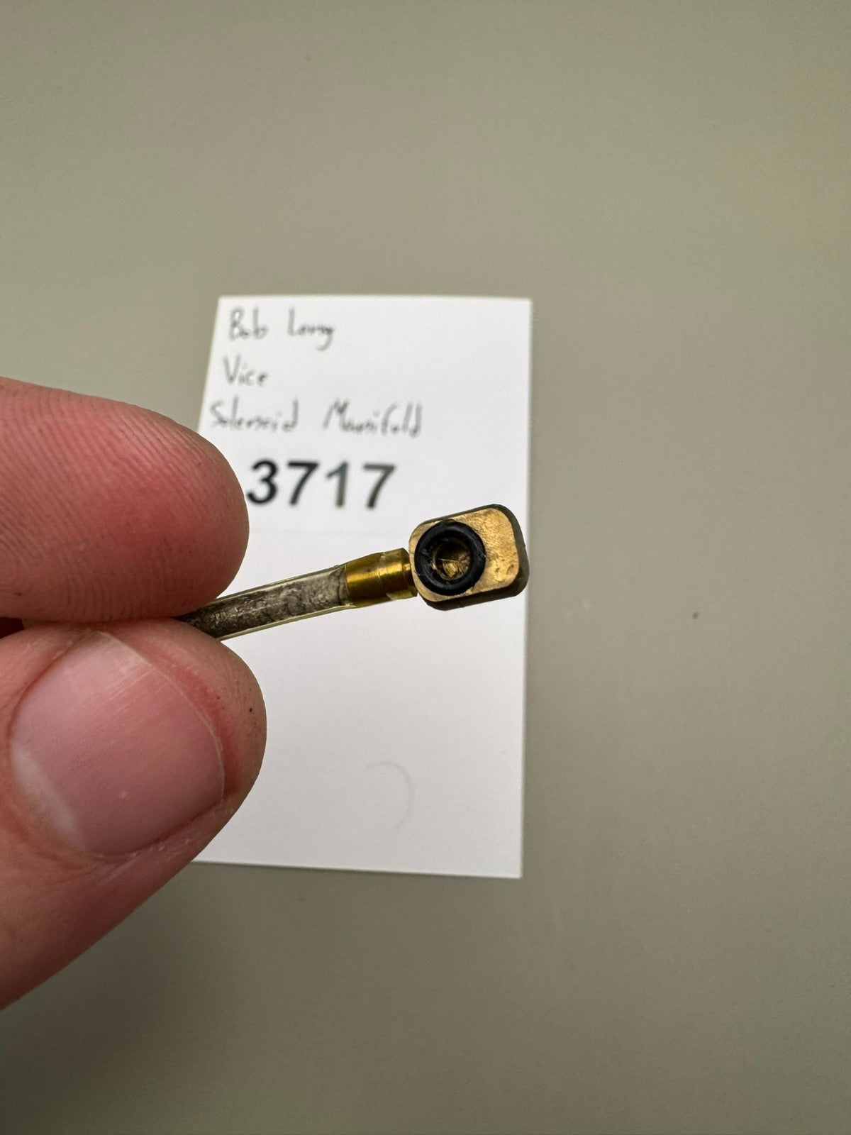 Bob Long Vice Solenoid Manifold