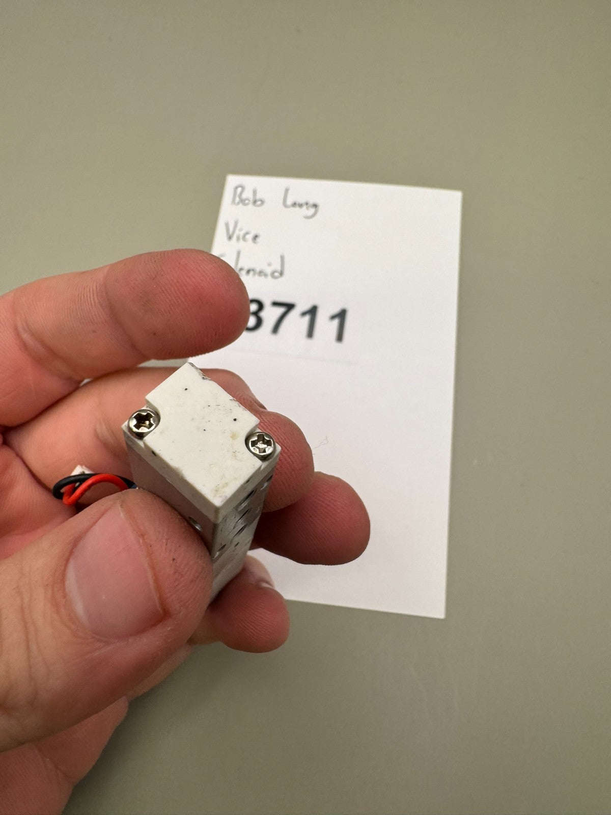 Bob Long Vice Solenoid