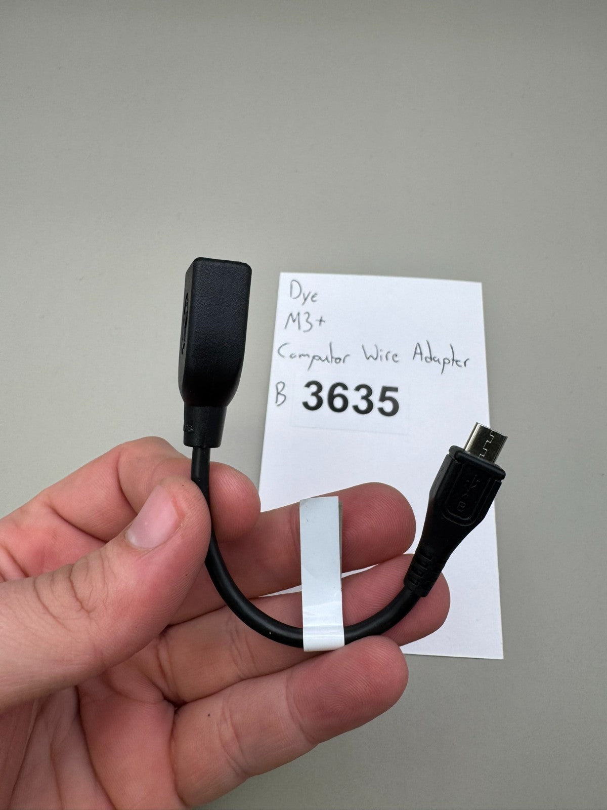 Dye M3+ Computer Wire Adapter