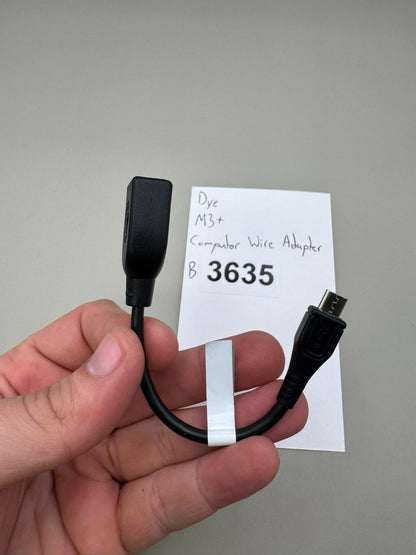 Dye M3+ Computer Wire Adapter