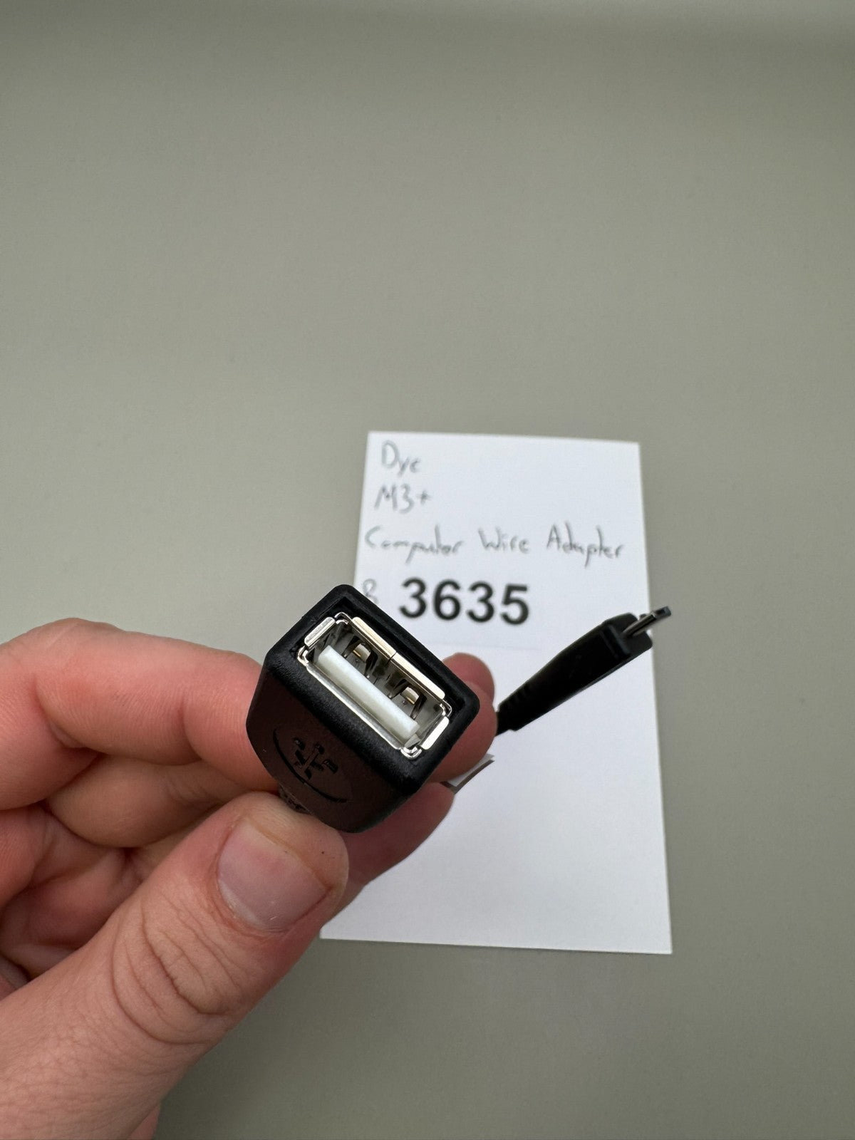 Dye M3+ Computer Wire Adapter