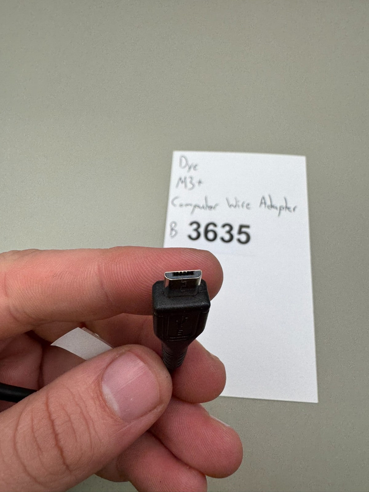 Dye M3+ Computer Wire Adapter