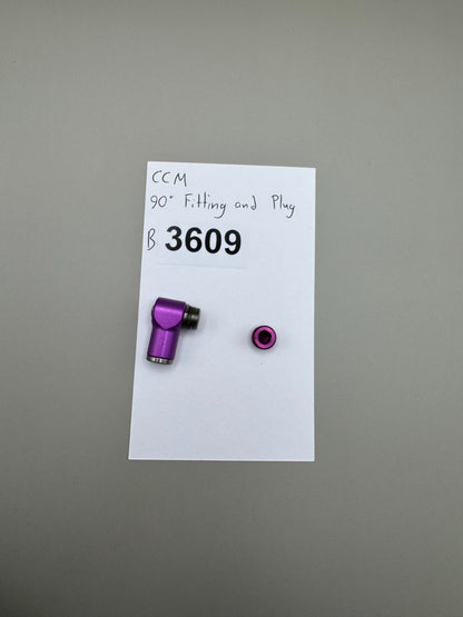 CCM 90' Fitting and Plug