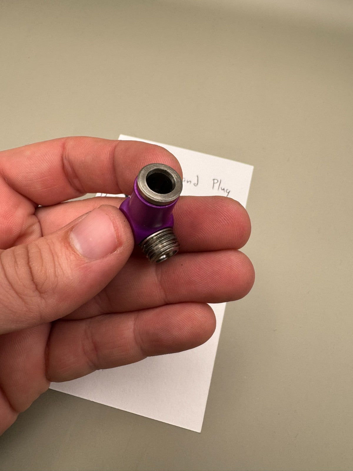 CCM 90' Fitting and Plug