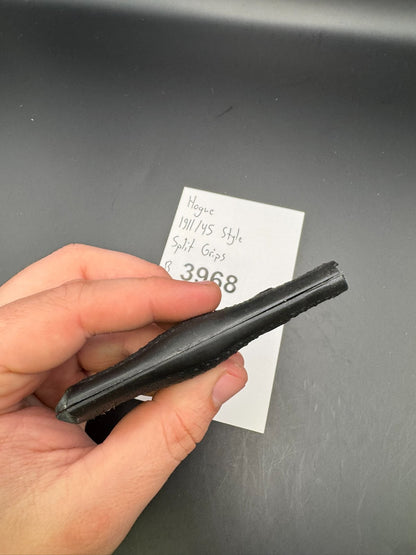 Hogue 1911/45 Style Split Grips-Black
