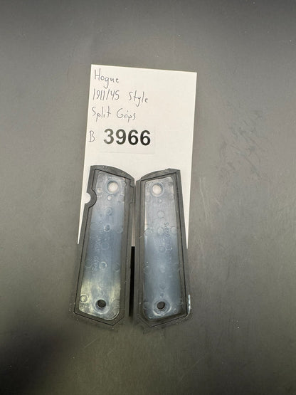 Hogue 1911/45 Style Split Grips-Black