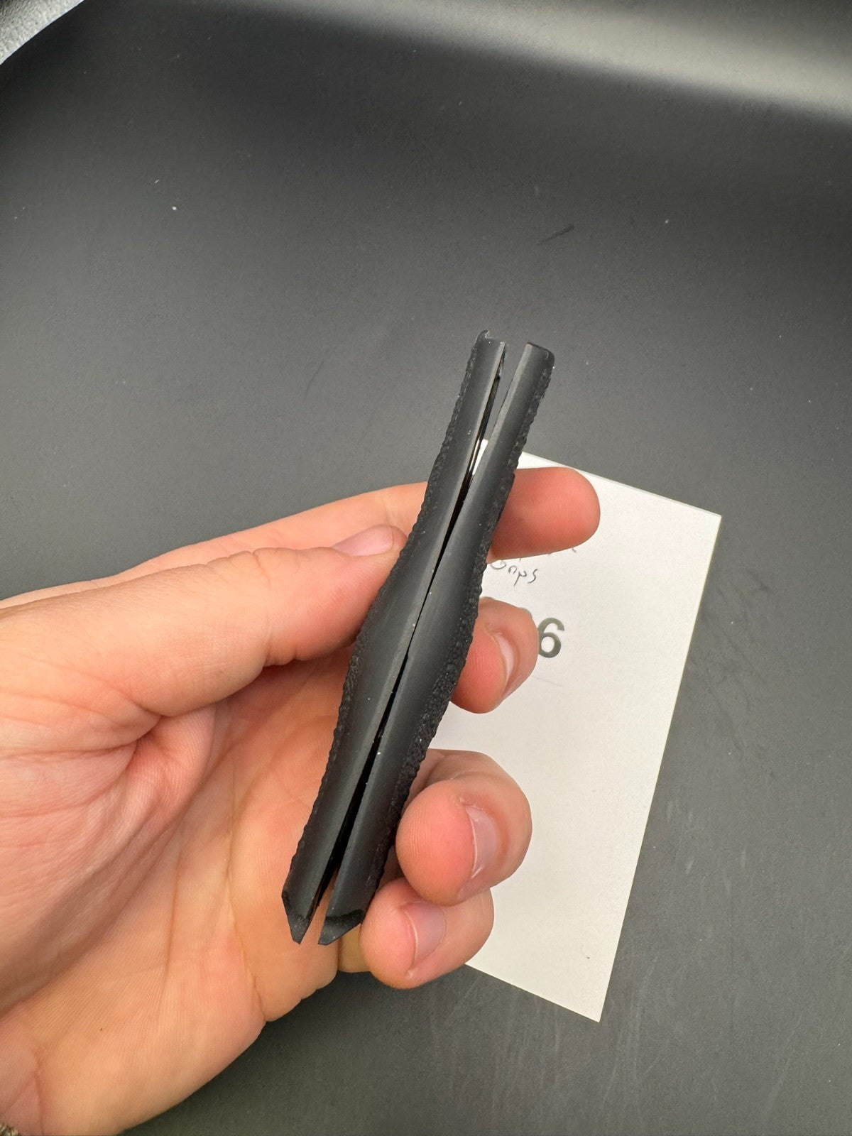 Hogue 1911/45 Style Split Grips-Black