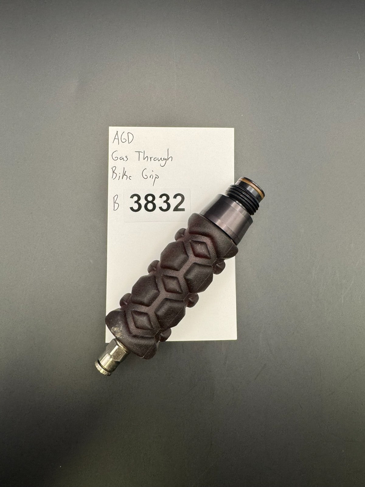 AGD Gas Through Bike Grip-Black