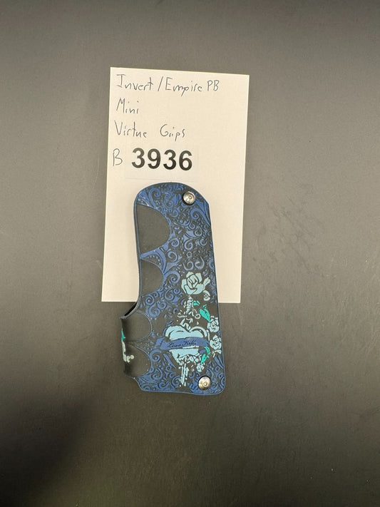 Invert/Empire PB Mini Virtue Grips-Blue