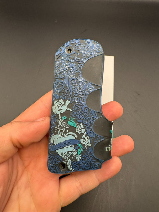 Invert/Empire PB Mini Virtue Grips-Blue