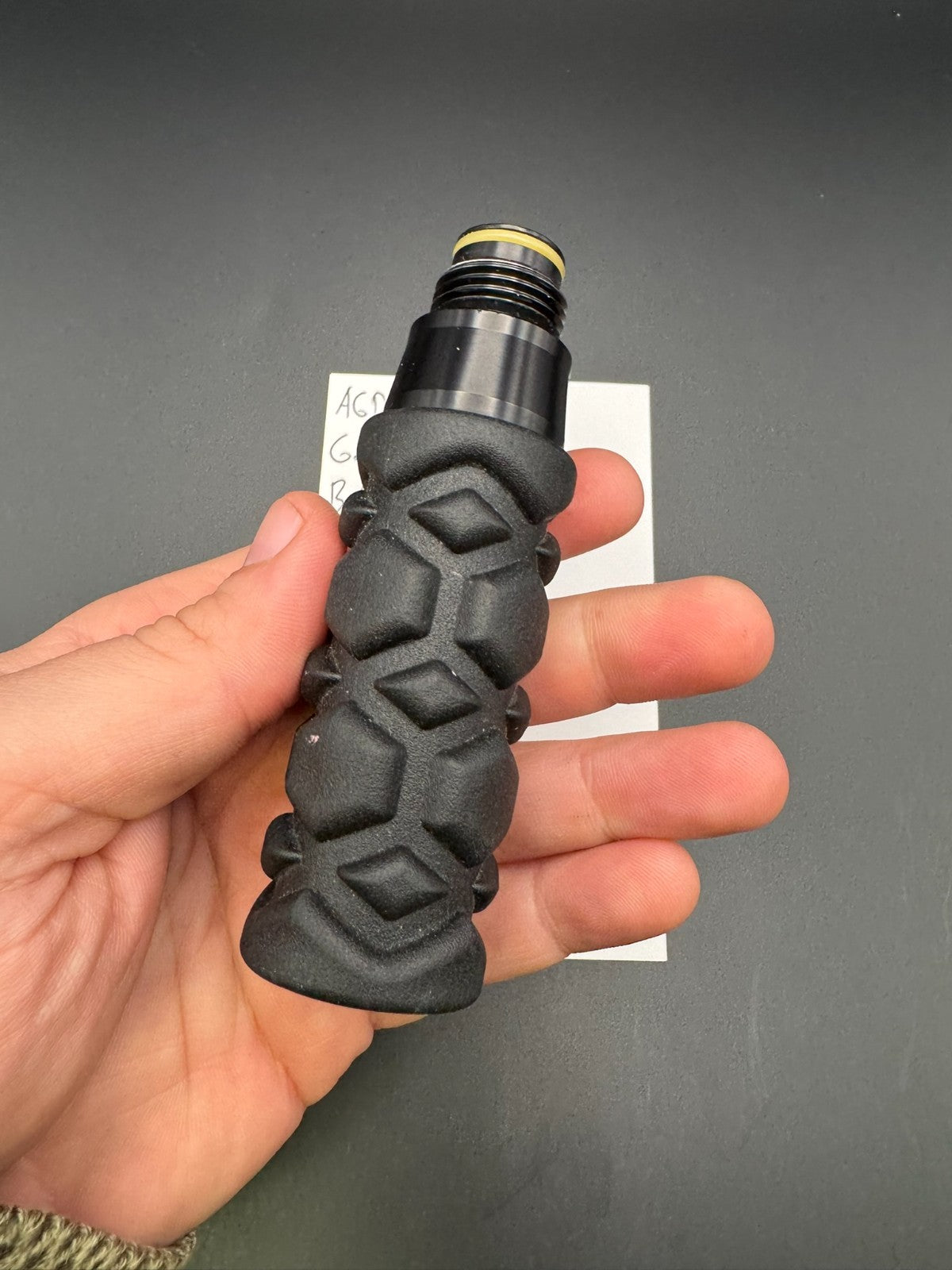 AGD Gas Through Bike Grip-Black