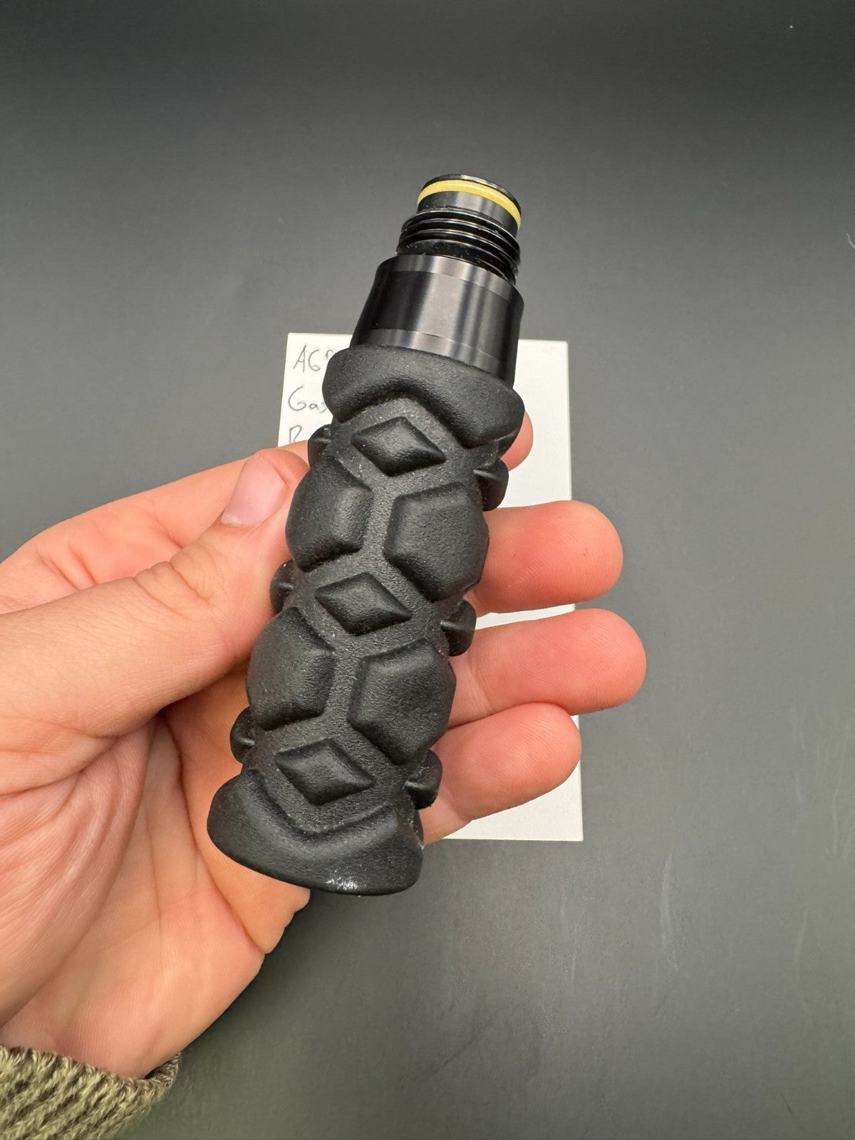 AGD Gas Through Bike Grip-Black