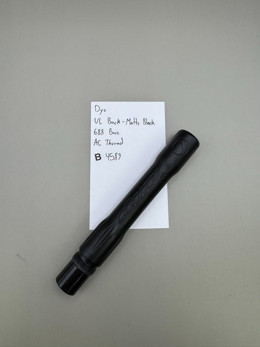 Dye UL Back-Matte Black 688 Bore AC Thread