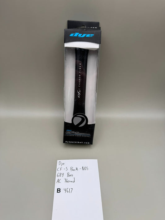 Dye CF-S Back-NOS 684 Bore AC Thread-Black