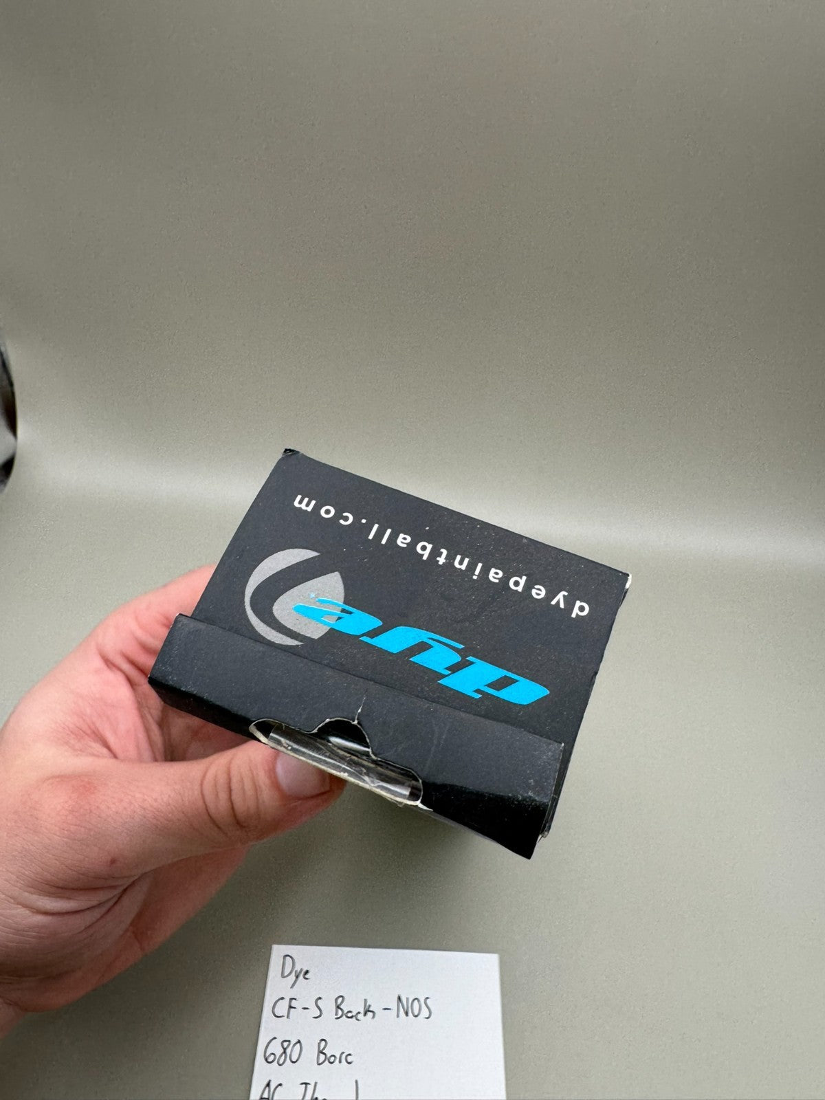 Dye CF-S Back-NOS 680 Bore AC Thread-Black