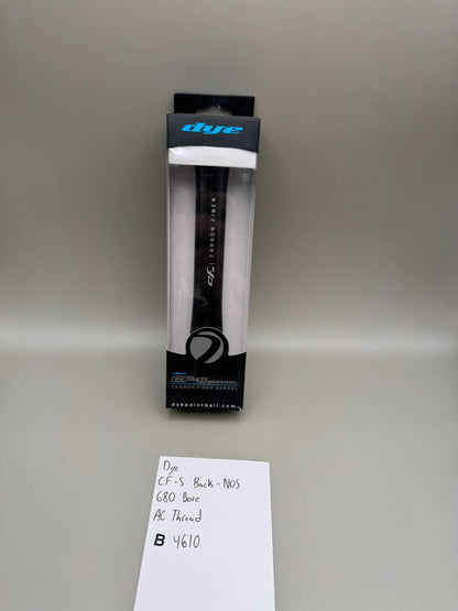 Dye CF-S Back-NOS 680 Bore AC Thread-Black