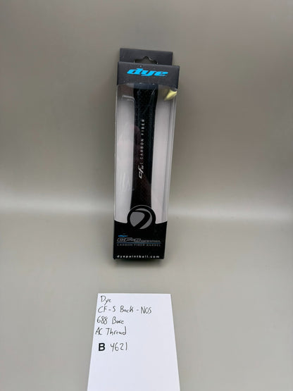Dye CF-S Back-NOS 688 Bore AC Thread-Black