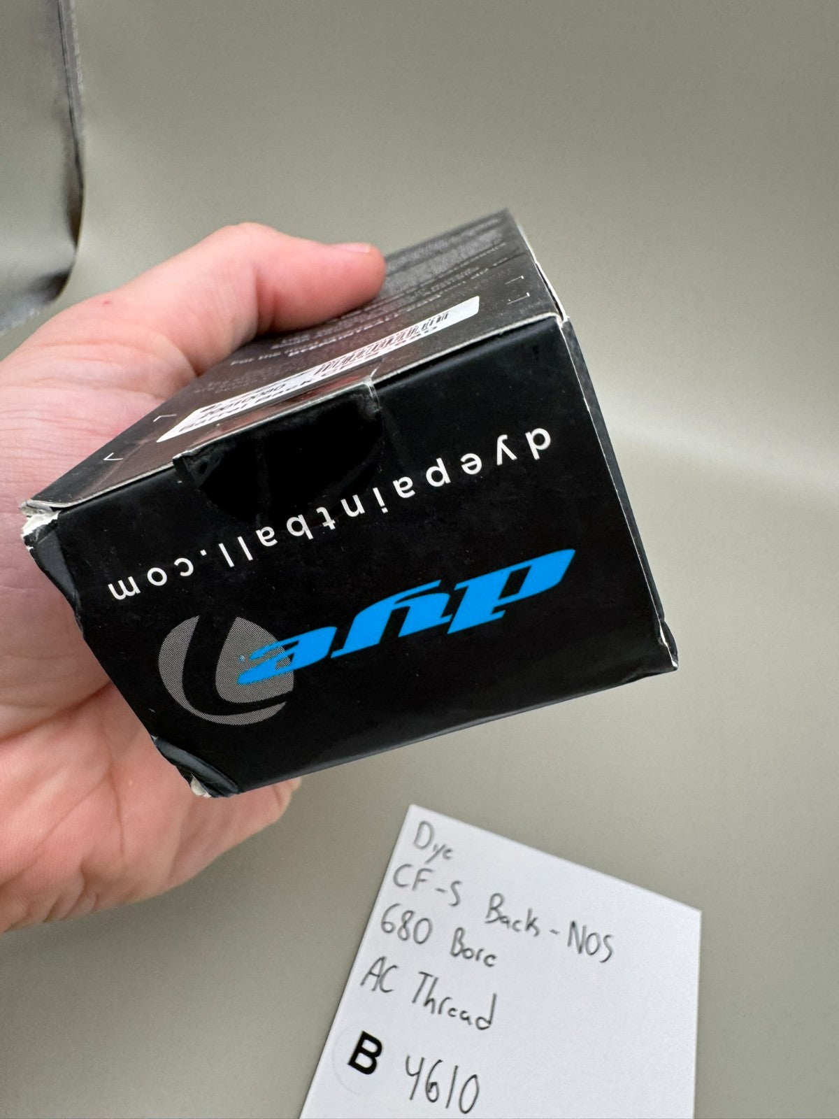 Dye CF-S Back-NOS 680 Bore AC Thread-Black