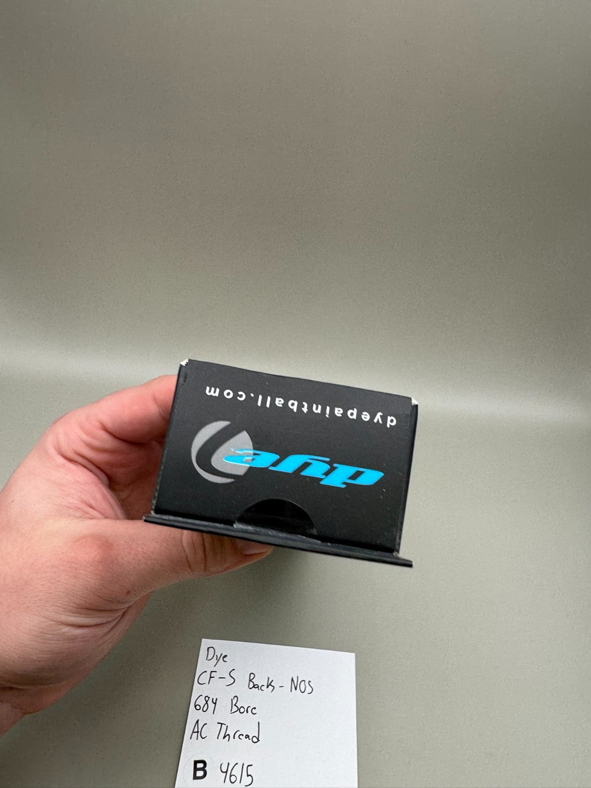 Dye CF-S Back-NOS 684 Bore AC Thread-Black